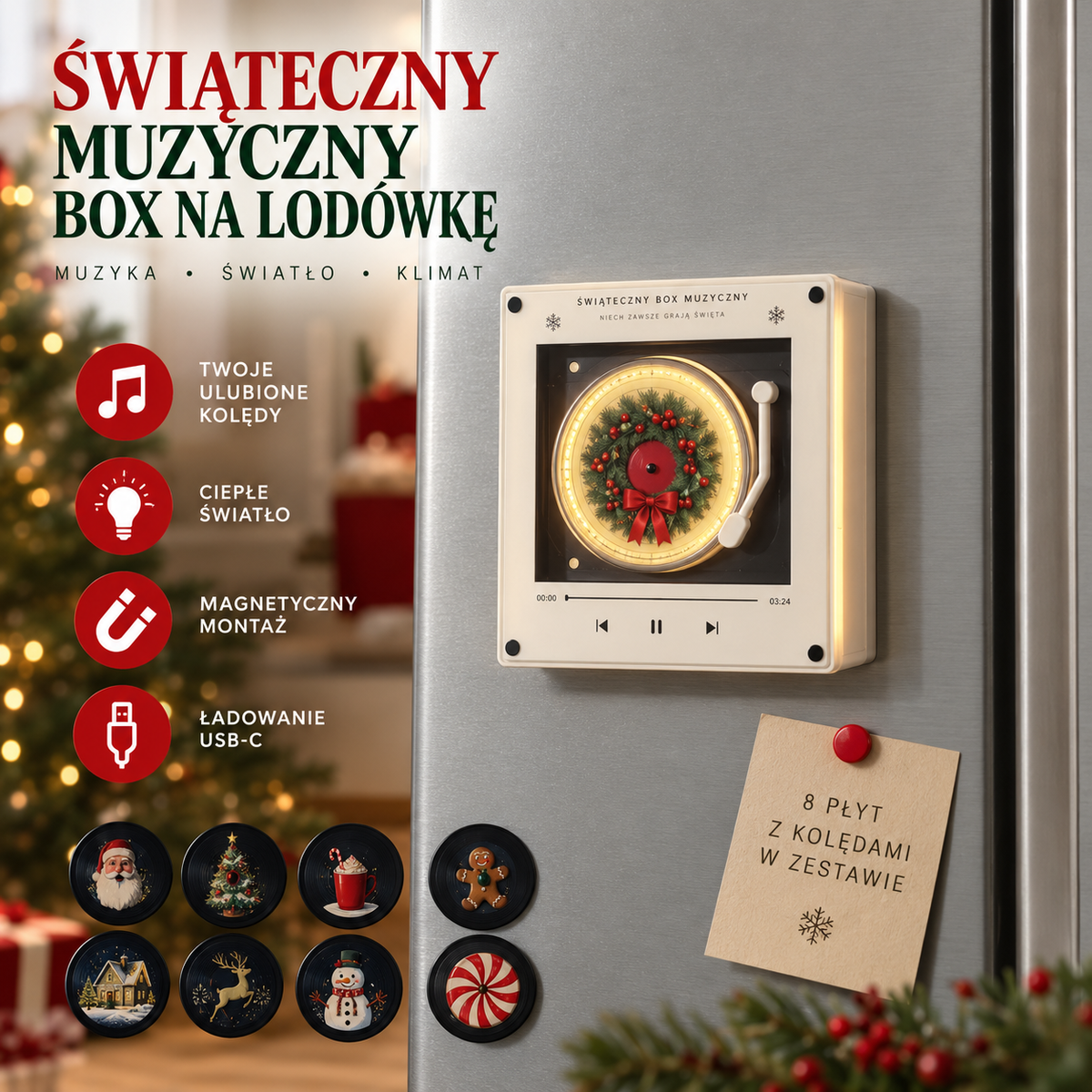 JingleBox™ – Twój mały włącznik świąt 🎄